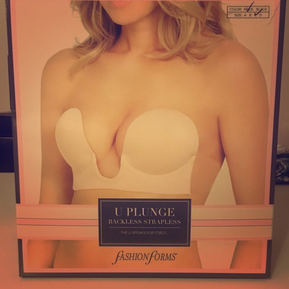 New Backless U plunge bra